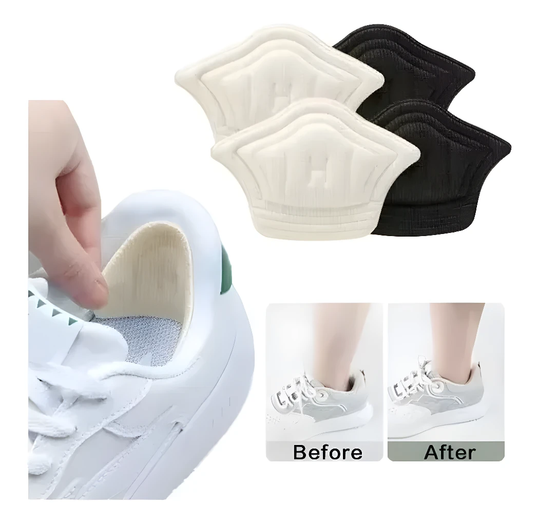 Set x2 pares plantillas ortopédicas acolchadas para comodidad y ajuste en zapatos.