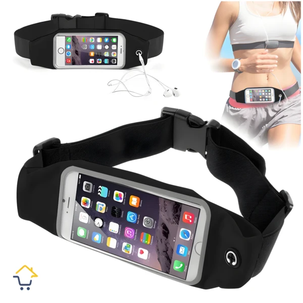 Riñonera Cinturón Deportivo Celular Canguro Impermeable - Imagen 9