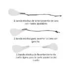 Cinta facial Secret Lift: levanta y estira la cara y el cuello para un aspecto más joven.