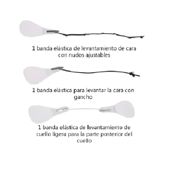 Cinta facial Secret Lift: levanta y estira la cara y el cuello para un aspecto más joven.
