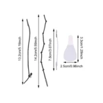 Cinta Secret Lift para rostro, realza rasgos faciales con tiras discretas de 13.2cm y 14.2cm.