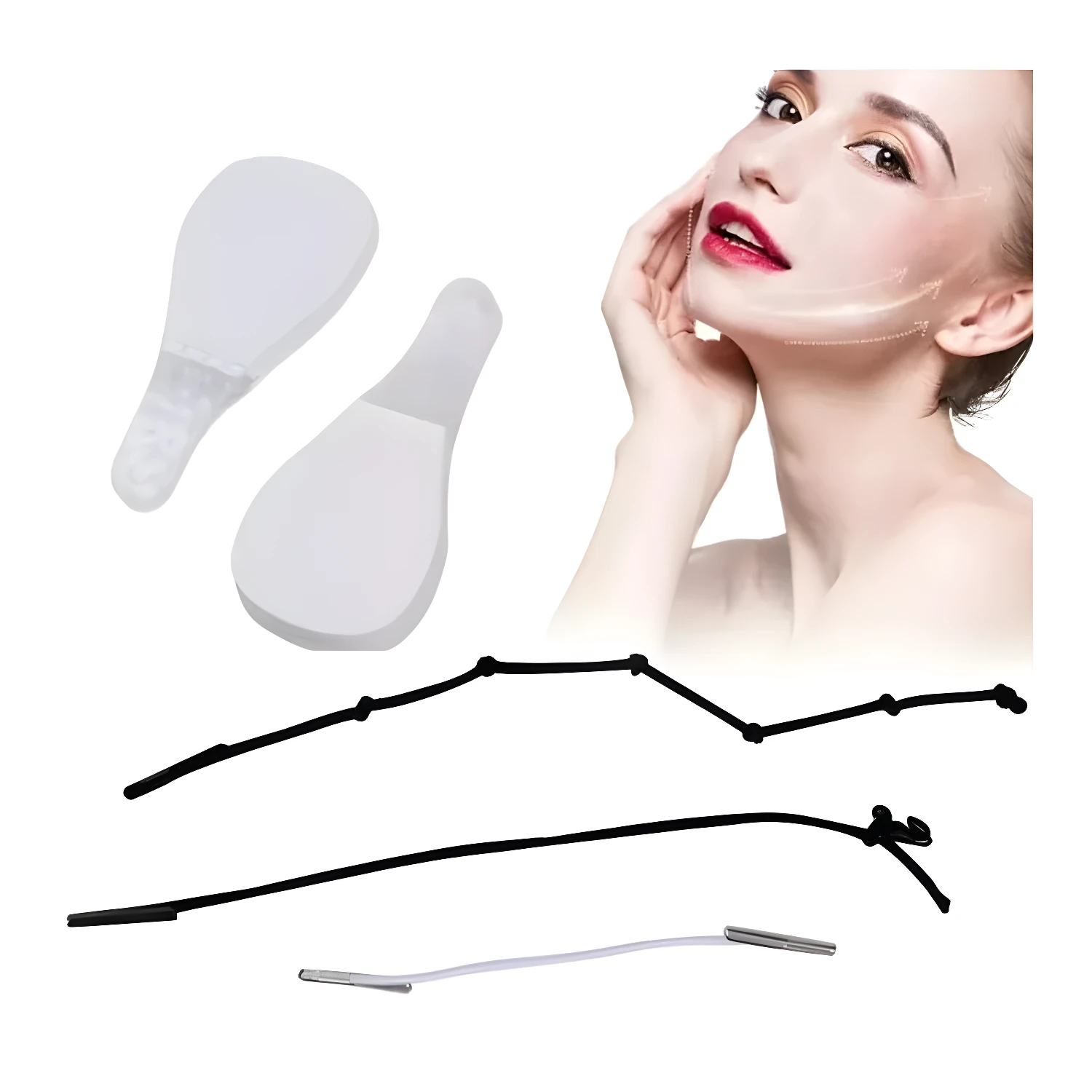 Cinta facial Secret Lift para levantamiento y estilización del rostro.