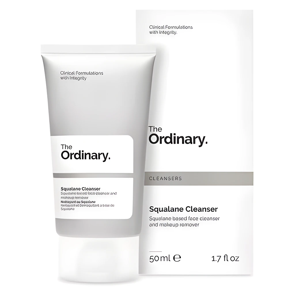 The Ordinary Squalane Cleanser, limpiador facial a base de escualano, 50 ml.