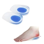 Taloneras de gel para soporte de talón, alivia dolor plantar y mejora pisada.