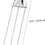 Tenedor para BBQ de acero inoxidable, ideal para asados y parrilladas, 35.56 cm.