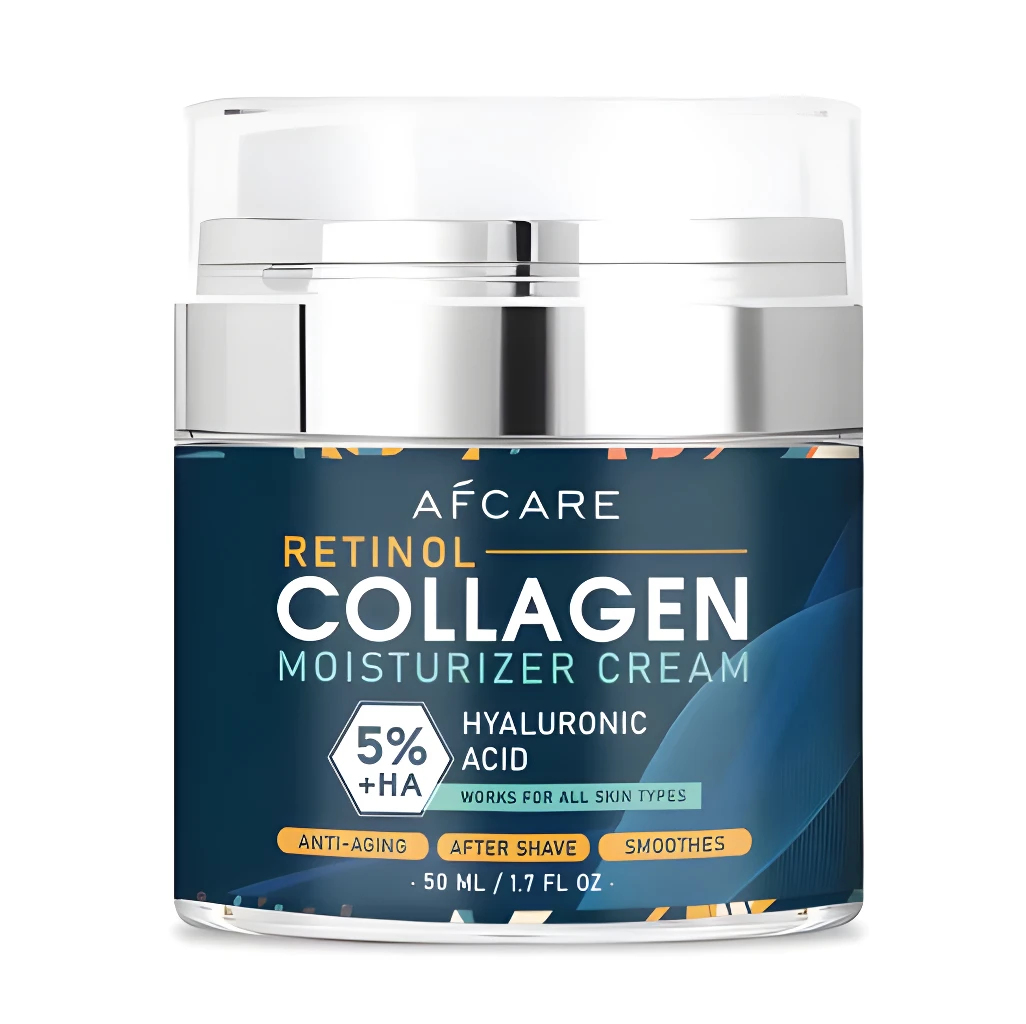 Crema hidratante Vitalderm con Retinol y Colágeno, 5% Ácido Hialurónico.