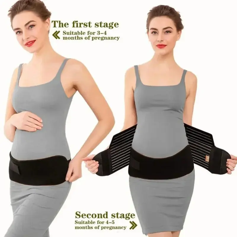 Faja de soporte materna y de cintura, para embarazo, 3-4 y 4-5 meses.