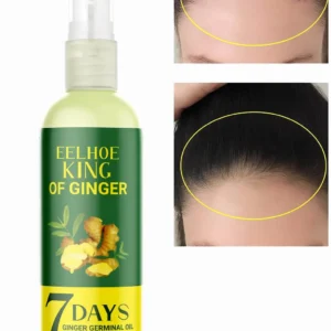 Spray EELHOE King of Ginger para crecimiento de cabello en 7 días.