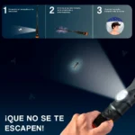 Raqueta eléctrica mata mosquitos en acción: luz, descarga y persona durmiendo tranquila.
