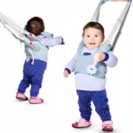Arnés de aprendizaje para bebé, correas ajustables para caminar con seguridad, 2 bebés.