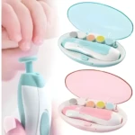 Pulidor eléctrico para uñas de bebé, lima suave para recién nacidos, kit de manicura seguro.