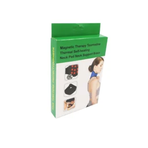 Cinturón relajante para el cuello con terapia magnética y autocalentamiento: soporte para almohadilla cervical.