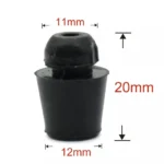 Tapón de goma anti-golpes para capó y puerta de carro, 11mm x 20mm x 12mm