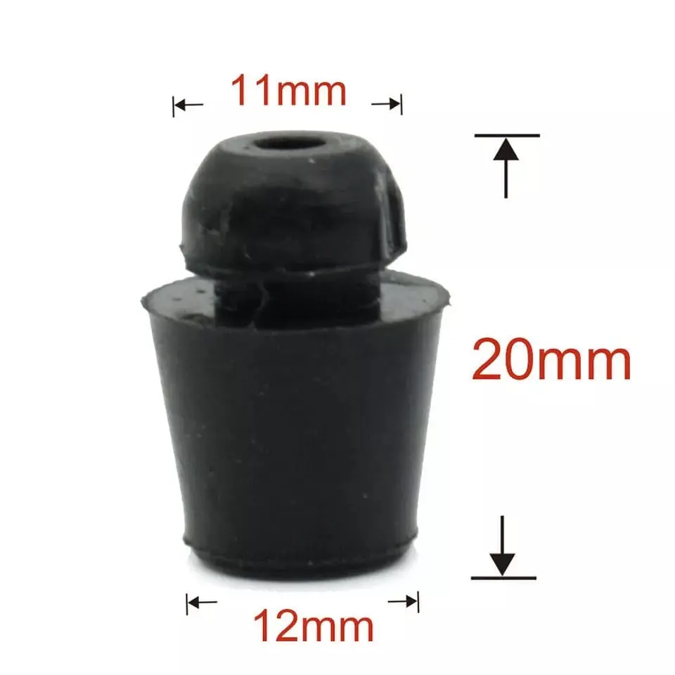 Tapón de goma anti-golpes para capó y puerta de carro, 11mm x 20mm x 12mm