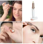 Depilador de cejas recargable portátil, ideal para retoques precisos y fáciles en casa.