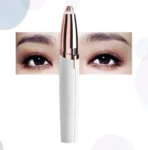Depilador de cejas portátil recargable con ojos detallados para un perfilado preciso.