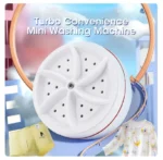 Mini lavadora portátil: limpieza turbo para tu ropa interior y pijamas con turbina.