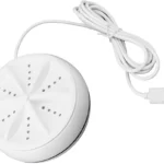 Mini lavadora portátil turbina USB para ropa delicada, compacto y eficiente.
