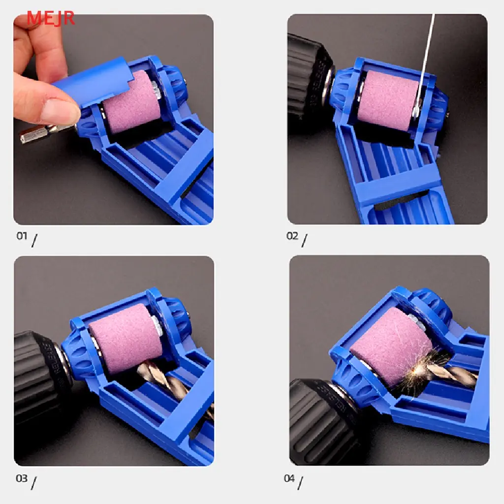 Afilador de brocas MEJR: afila brocas rápido y fácil con este accesorio para taladro.