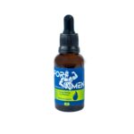Spray reductor para ginecomastia para hombres, frasco de gotas con culturista.
