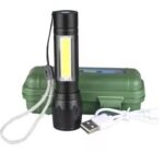 Mini Linterna Metalica Recargable Led - Imagen 5