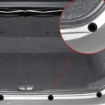 Anti golpes para puertas de carro, protector de golpes de goma negra para vehículos.