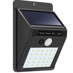 Lampara 30 Leds Panel Solar Exteriores - Imagen 1