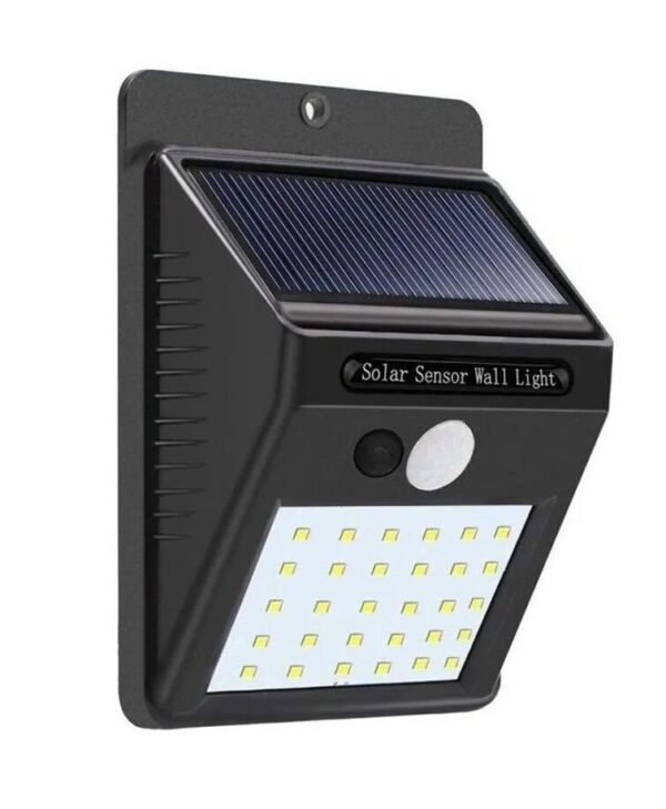 Lampara 30 Leds Panel Solar Exteriores - Imagen 1