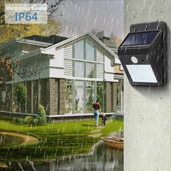 Lampara 30 Leds Panel Solar Exteriores - Imagen 5