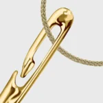Agujas de coser doradas autoenhebrables con cable trenzado para relajar ojos y manos.