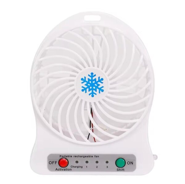 Mini Ventilador Recargable 3 Velocidades - Imagen 2