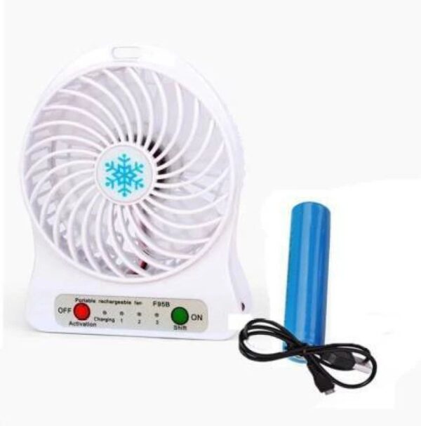 Mini Ventilador Recargable 3 Velocidades - Imagen 3