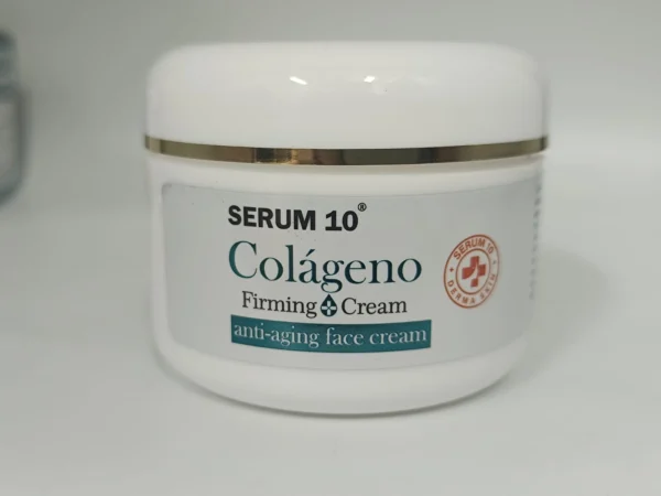 Crema antiedad Colágeno Serum 10 para piel firme y revitalizada.