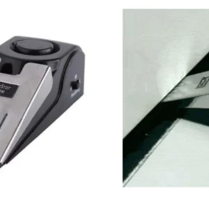 Tope de puerta con alarma de seguridad, wedge alarm, seguridad para el hogar y la oficina.