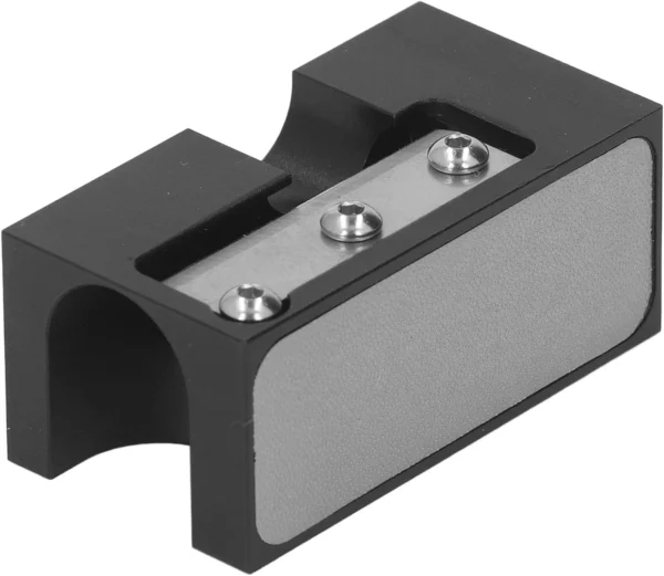 Herramienta de reparación de puntas de taco de billar 8 en 1, afilador metálico negro.