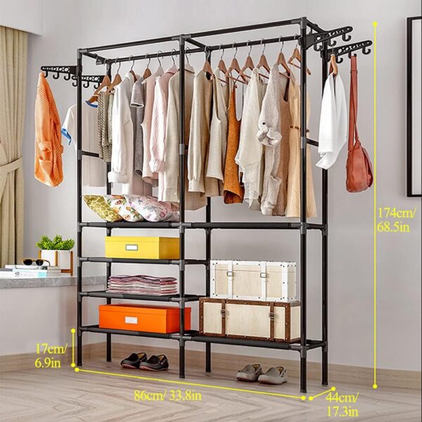 Closet Armario Doble Multifuncional Orga - Imagen 4