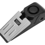 Tope de puerta con alarma de seguridad D; detecta movimiento con 3 niveles de sensibilidad.