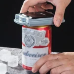 Abrelatas para cerveza Budweiser, abre latas fácilmente sin esfuerzo.