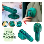 Mini plancha de vapor portátil para ropa, ideal para viajes, elimina arrugas fácilmente.