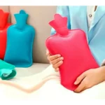 Bolsa térmica roja, azul y verde para agua fría y caliente, ideal para alivio.