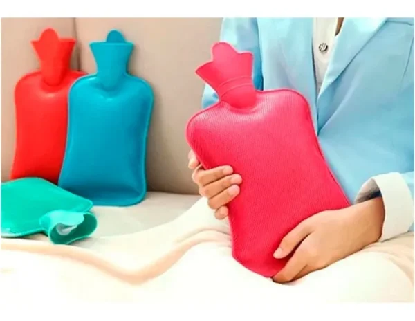 Bolsa térmica roja, azul y verde para agua fría y caliente, ideal para alivio.