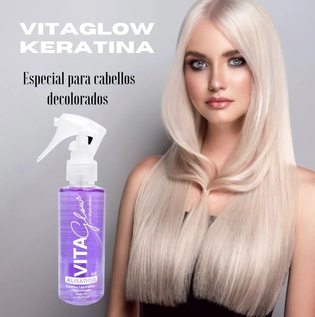 Alisador Progresivo Cab Dec Soft: cabello rubio liso y sedoso, tratamiento para cabellos decolorados.