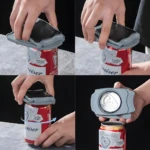 Abrelatas de seguridad para latas de cerveza, fácil de usar y portátil.