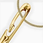 Agujas de coser autoenhebrables doradas, diseño curvo y trenza para relajar vista y manos.