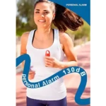 Alarma de seguridad de autodefensa personal para corredores, con diseño compacto y potente sonido de 130dB.