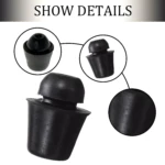 Anti golpes negros para capot y puerta de carro, empaque x20 unidades.