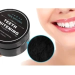 Carbon activado 60g para blanqueamiento dental, polvo negro para dientes blancos y sonrisa saludable.