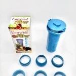 Filtro para licuadora Universal Filter azul, para hacer jugos con frutas.