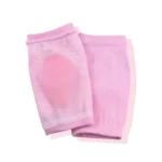 Funda de gel hidratante para codos rosa, con almohadilla de amortiguación suave.