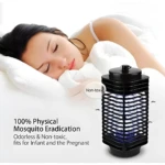 Lámpara LED repelente de mosquitos atrapa insectos, ideal para bebés y embarazadas.